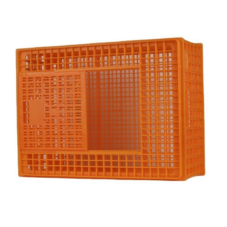 Yellow Poultry Transport Crate (8-15 Capacity)