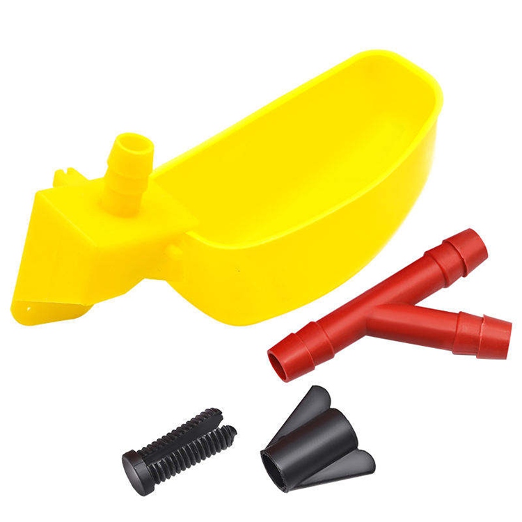 Automatic Plastic Poultry Drinker Kit with T-Connector